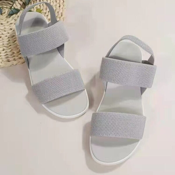 Women Sandals Summer Comfortable Casual Elastic Strap - Image 13