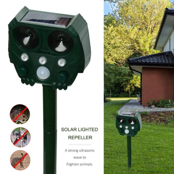 Ultrasonic Cat Repeller -Solar Powered-Get Rid of Cat - Image 3