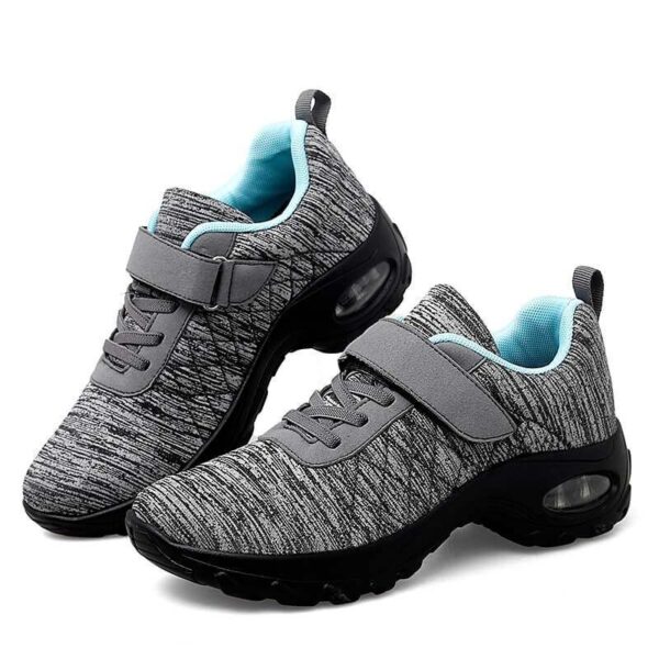 Women Orthopedic Shoes Pain Relief Air Cushion Wide Toebox High Quality Material  Elastic Non-Slip Velcro Sneakers - Image 15