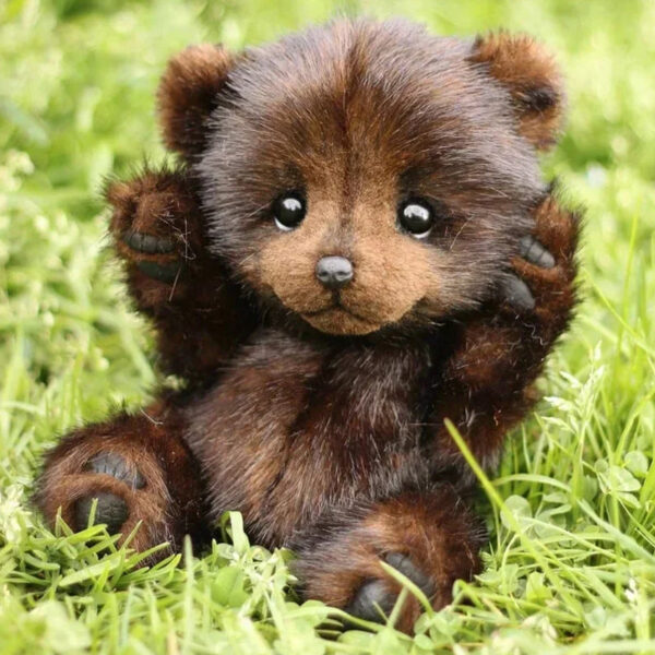 Purely Handmade Plush Baby Bear - Image 2