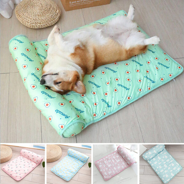 Pet Summer Cool Bed Ice Silk Cooling Mat for Dogs & Cats - Image 13