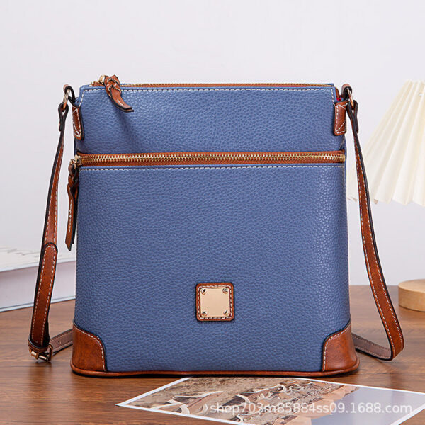 Women's Retro Fashion Multi-colored Office Handbags - Image 23