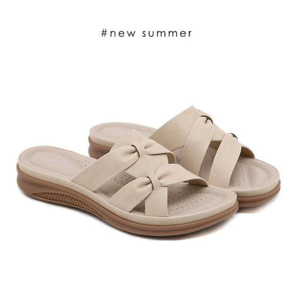 Women Orthopedic Sandals Bow-knot EVA Summer Ladies Beach Slides - Image 29