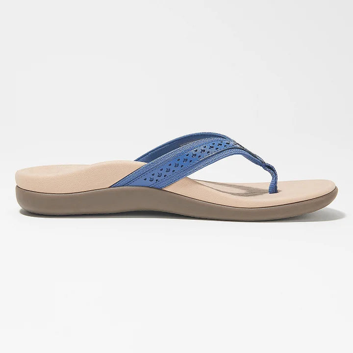 Women’s Chic Leather Thong Sandals – Reinsho