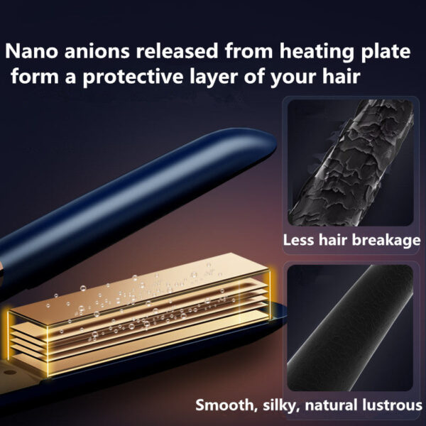 Ququking New Negative Ionic Flat Iron Hair Straightener - Image 10