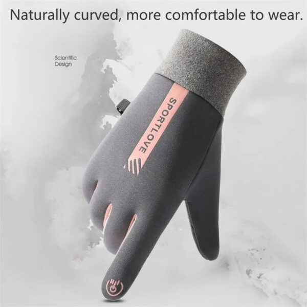 Waterproof Finger Touch Screen Non-Slip Cold Resistant Gloves - Image 6