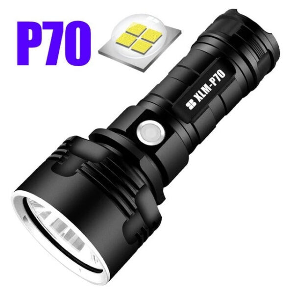 Strong Flashlight Focusing Led Flash Light Rechargeable Super Bright - Image 10