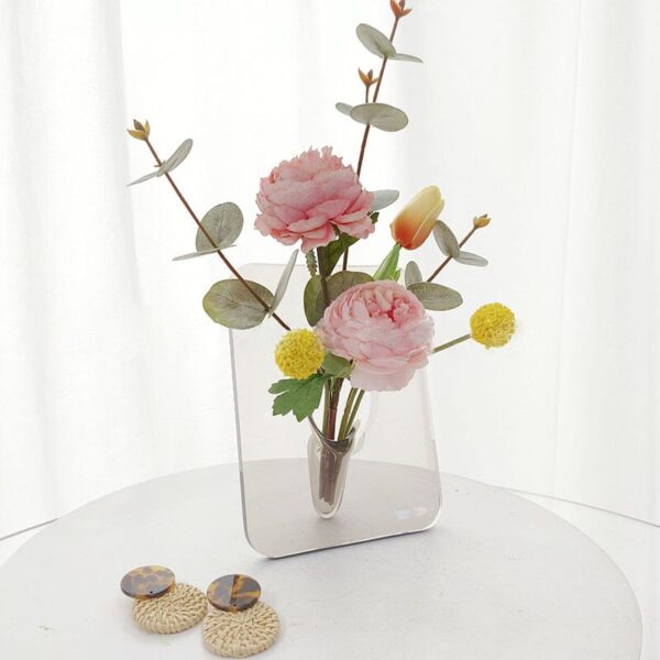 Photo Frame Vase Desktop Flower Arrangement Ornament - Image 8