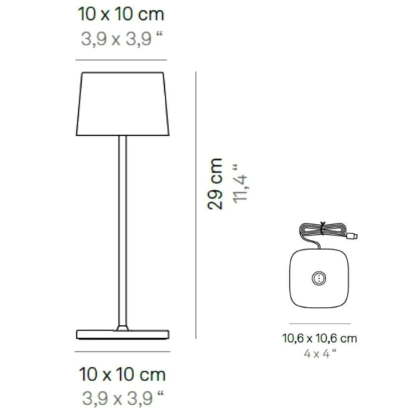 Rechargeable Cordless Table Lamp - 360° Shadowless Lighting Dimmable Waterproof Metal Light - Image 19