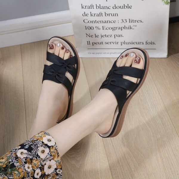 Women Orthopedic Sandals Bow-knot EVA Summer Ladies Beach Slides - Image 19