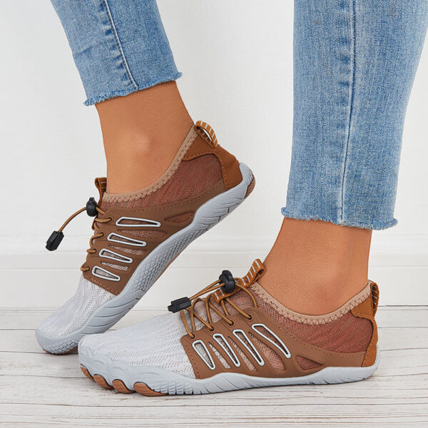 Women Splicing Knit Water Shoes Quick Drying Aqua Sneakers