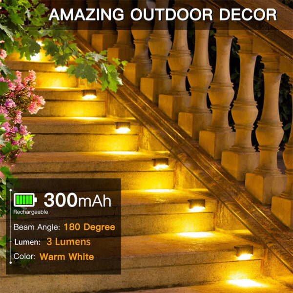 Solar Outdoor Stair Lights (4PCS) - Image 2