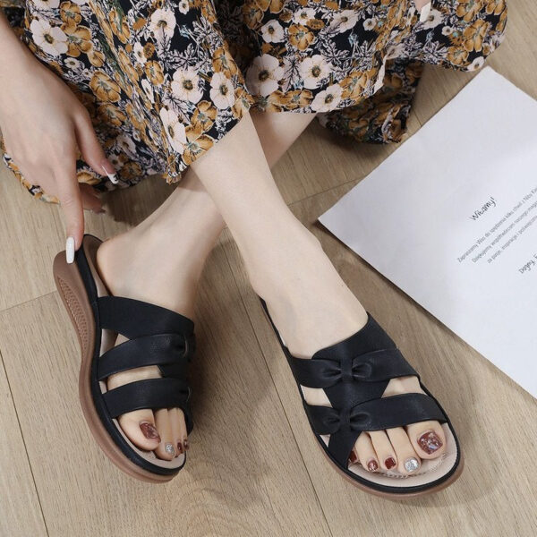 Women Orthopedic Sandals Bow-knot EVA Summer Ladies Beach Slides - Image 21