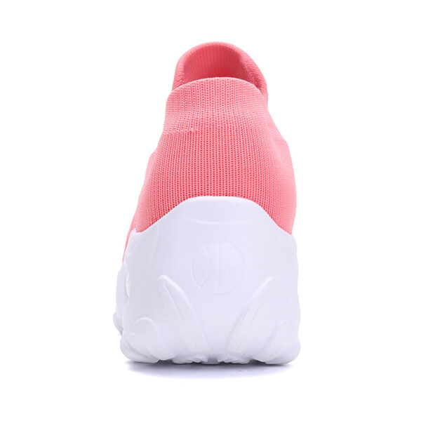 Women's Walking Shoes Sock Sneakers - Mesh Slip On Air Cushion Lady Girls Platform Loafers - Image 7