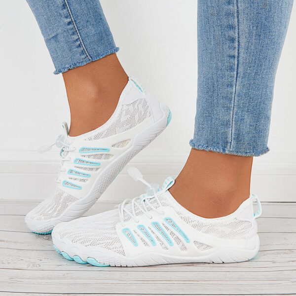 Women Splicing Knit Water Shoes Quick Drying Aqua Sneakers - Image 3