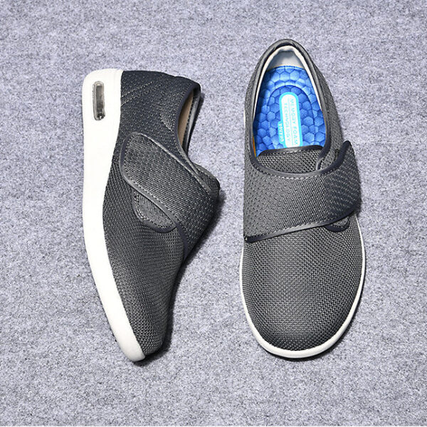 Women Hook-and-loop Design Upper Mesh Non-Slip Shoes - Image 10