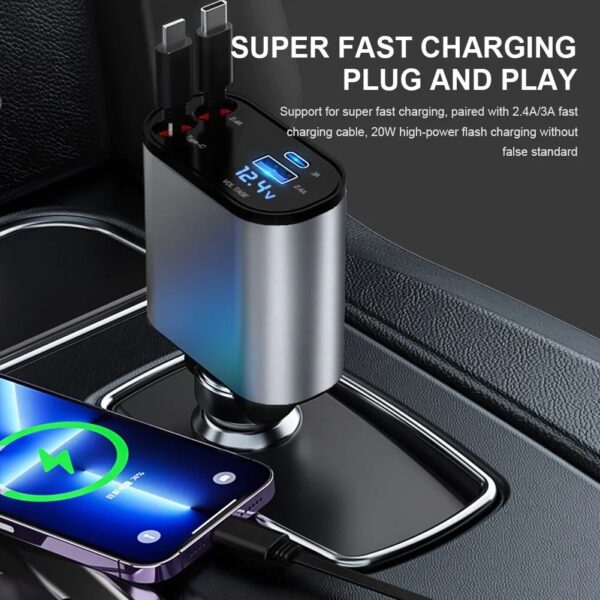 Retractable Car Charger - Image 2