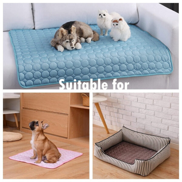 Washable Dog Mat Cooling For Summer - Best Dog Cooling Mat - Image 4